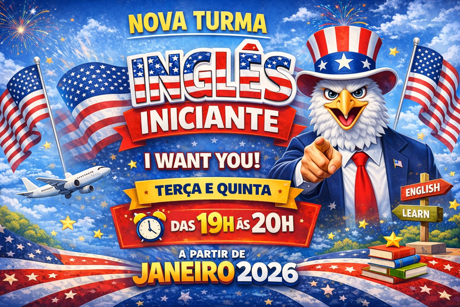 Nova turma Winner Eagles — Banner 3